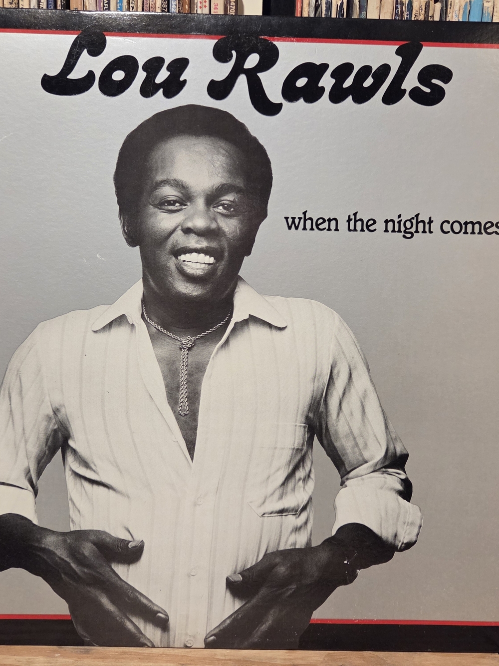 Lou Rawls "When the Night Comes" Vintage vinyl 1983